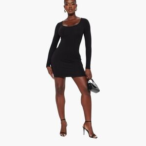 fashion nova paparazzi ruched dress Paparazzi Ruched Dress - Black